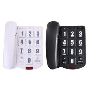 Big Button Landline Phone with Amplified Sound for Elderly and LowVision Users - Zdjęcie 1 z 10
