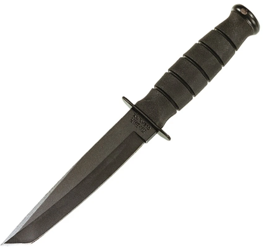 KA-BAR 5054 Tactical Black Short Straight Fixed Blade Tanto Knife Sheath