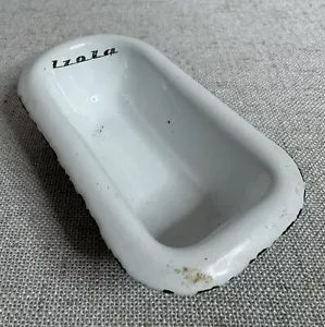 Antique Salesman Sample Bathtub Cast Iron Miniature Tub Lzola Zzola Izola - Picture 1 of 10
