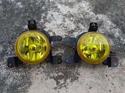 MISUBISHI FOGLIGH 4" JDM Yellow Lens AOKI 0865 H3 Genuine Japan 12V 55W E13 Off - Image 1 of 4