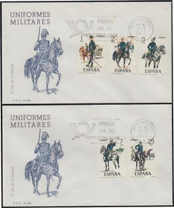 España Spain 2423/27 1977 Uniformes Militares SPD Sobre Primer Día - Imagen 1 de 1