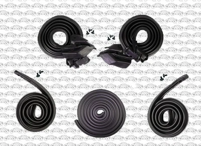 1966-1970 Buick Riviera Door, Roof Rail & Trunk Weatherstrip. 5 Piece Kit. USA - Image 1 of 4