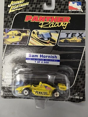 Sam Hornish Jr. #4 Pennzoil Panther Johnny Lightning Diecast Package Damage 2002 - Image 1 of 3