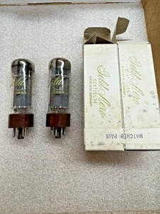 Par de tubos de salida emparejados Gold Aero 6CA7 EL34 NUEVO EN CAJA - Imagen 1 de 3