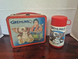 Vintage 1984 Gremlins Metal Aladdin Lunch Box with Thermos - Picture 1 of 18