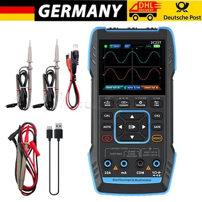 FNIRSI 2C23T Handheld-Digitaloszilloskop Multimeter-Funktion Signalgenerator - Bild 1 von 4