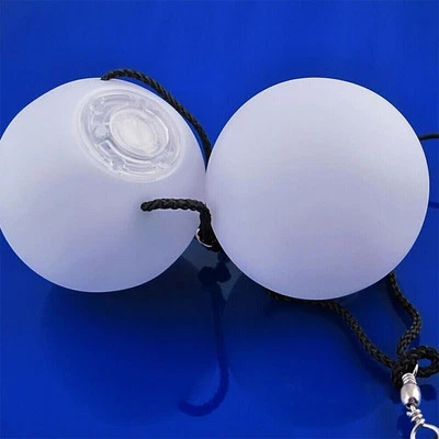 2 Stück Multicolor Leuchten POI LED Bälle Blinklicht für Erwachsene Kinder Jonglieren HEISS - Bild 1 von 4