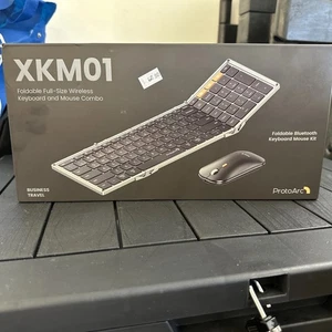 ProtoArc Foldable Keyboard and Mouse, XKM01 True Full-Size Folding Keyboard - Picture 1 of 10