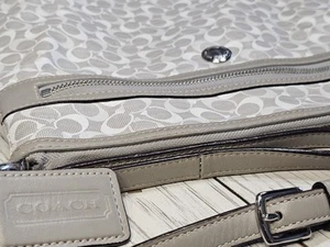 Coach Bag Chelsea Collection Silver & Gray File Crossbody Handbag Purse F17120 - Picture 1 of 13