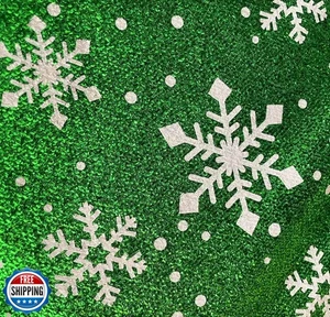 YYCRAFT Glitzer Lametta Lurex Stoff Meterware Stretch Metalli - Bild 1 von 4