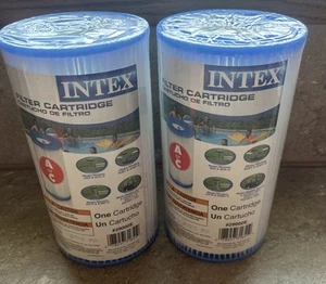 2 Intex Type A or C Replacement Pool Filter Cartridges 29000E New - Picture 1 of 5