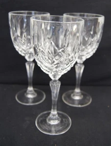 SET OF 3 WATERFORD Crystal MARQUIS 8.5" Water Goblets - Picture 1 of 4