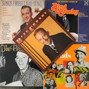 BARGAIN LOT BING CROSBY - NICE LOT OF 5 ALBUM 12" LP RECORDS VG/ EX - Picture 1 of 1