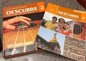 Descubre 2e Textbook & Workbook (new) by Vista Higher Learning (2013) Hardback - Picture 1 of 9