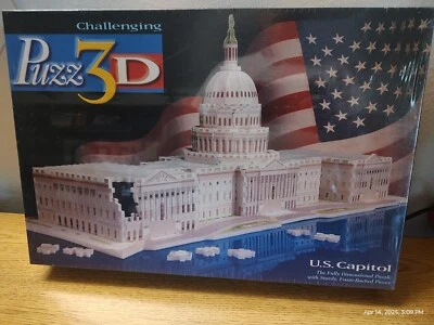 Puzz 3D US Capitol Building -NUOVO SIGILLATO- 718 pezzi schiuma puzzle completamente dimensionale - Immagine 1 di 4