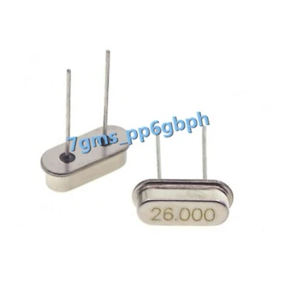 1 PCS NEW Quartz crystal with two feet 26MHz 18.432M passive clock crystal - Image 1 of 2