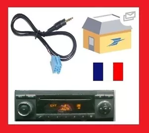 CABLE AUXILIAIRE MP3 AUTORADIO MERCEDES CLASSE A AUDIO 5 AUX IN pro - Foto 1 di 1