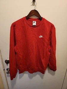 Nike Crewneck Sweatshirt Red Size Small/Petite - Picture 1 of 5