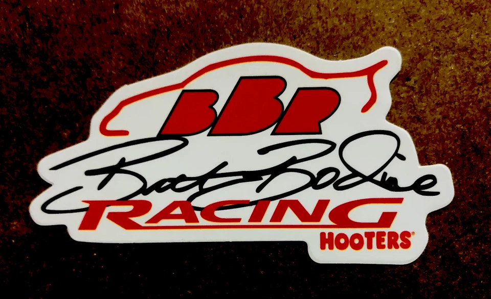 Pegatina BBR Racing Hooters. Tamaño aproximado: 2-5/8”X 1-3/8” autoadhesivo. Brillante Foto 1 de 1