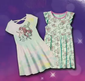 Disney GIRLS 2PK Dress, Princesses (MINT TIE DYE 2T)NWT - Picture 1 of 3