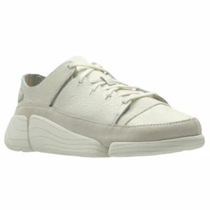 NIB Clarks Original Trigenic Evo Mujer 26128343 Zapatillas Zapatillas Blancas 8-10 - Imagen 1 de 6