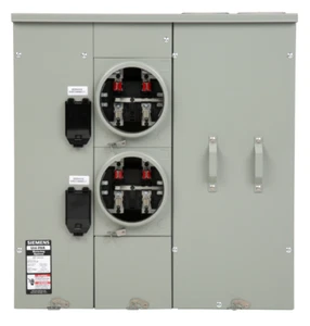 Siemens WP4212RJ 2-Gang 400A 225 Amp RINGLESS NO BYPASS UNI-PAK Meter Stack - Picture 1 of 2