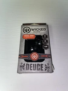 Wicked Audio Deuce Black In-Ear only Headsets new - Zdjęcie 1 z 3