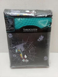 Nightmare Before Christmas Tablecloth Jack & Sally 60"x102” NEW Sealed - Picture 1 of 7