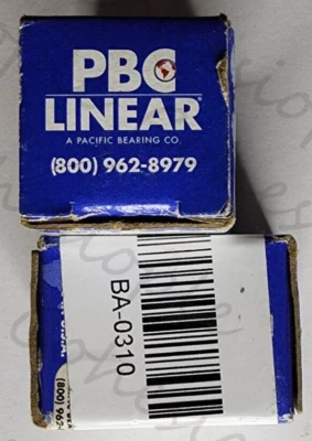 1PCS PBC Linear Plain Bearing BA-0310 - Image 1 of 2