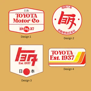Toyota Heritage Collection Vinyl Sticker TRD Tacoma Tundra 4Runner 4x4 4WD TRD - Picture 1 of 1