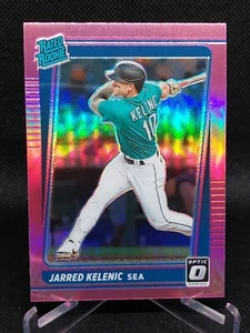 2021 Optic JARRED KELENIC Rated Rookie Pink Prizm # 135 SEATTLE MARINERS Rookie - Picture 1 of 2