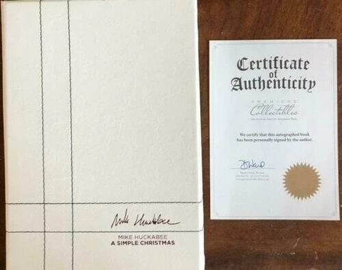 Mike Huckabee- 1st Edition Signed Book from Premiere Collectibles Cover