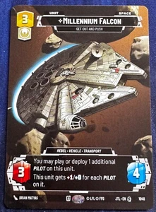 Star Wars Unlimited Jump To Lightspeed Prestige Millennium Falcon NON-Foil #1048 - Picture 1 of 2