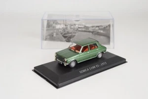 B8 1:43 ALTAYA ATLAS IXO SIMCA 1100 TI 1973 MET. VERDE MIB - Foto 1 di 13