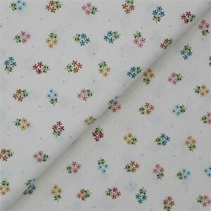 Amelia - Sprig Cream - Makower 100% Cotton Fabric Craft Quilting Material