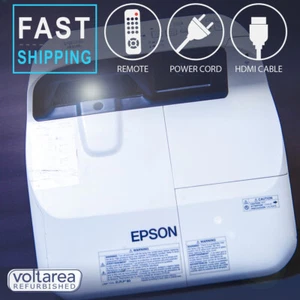 REFURBISHED Epson BrightLink Pro 1430Wi Ultra Short-Throw Projector NEW LAMP 720 - Picture 1 of 6