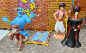 Disney Aladdin Action Figuren Konvolut Genie Teppich Jafar Abu Spielzeug Toys Animiert - Bild 1 von 7