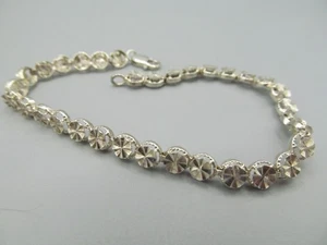 Bracciale tennis in argento sterling OR .925 - Foto 1 di 4