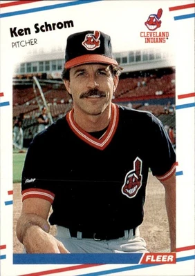1988 Fleer - Ken Schrom #614 - Image 1 of 2