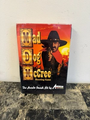 VINTAGE MAD DOG McCREE 1993, Big Box PC, CD-ROM GAME SEALED NEW - Image 1 of 4