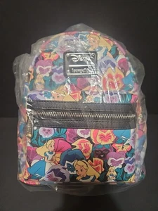 Loungefly Disney Alice im Wunderland Floral Mini Rucksack Brandneu mit Etikett! - Bild 1 von 9