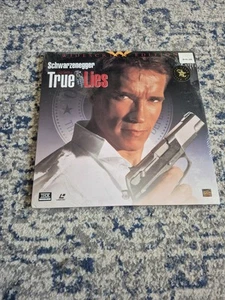True Lies Laserdisc Arnold Schwarzenegger Widescreen Edition 2Disc New Sealed - Picture 1 of 2