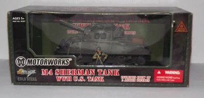 Tanque Sherman Motorworks Segunda Guerra Mundial M4 con 2 figuras de tripulación escala 1/32 nuevo en caja Foto 1 de 4