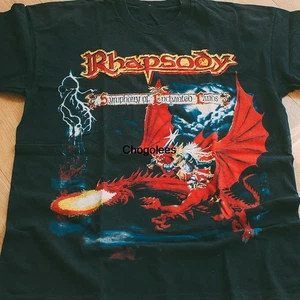 Camicia Symphony of Enchanted Lands Rapsody of Fire nera unisex S-5XL 1P0363 - Foto 1 di 3