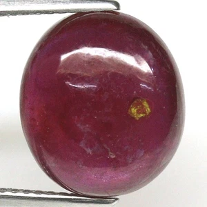 9.31 CT. Heated Red Ruby Madagascar Oval Cabochon 12 x 13 mm. - Picture 1 of 4
