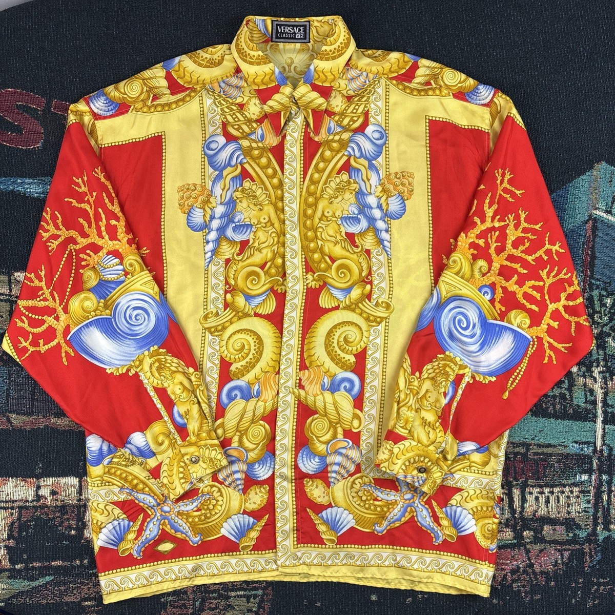 Vintage Versace Shirts products for sale | eBay