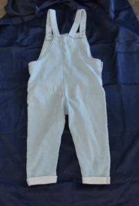 Jean Primark Cares 24-36 Meses Unisex Azul Claro Denim Puños Mono Infantil - Imagen 1 de 9