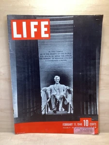 Life Magazine Vol.20 No.6 February 11 1946 Lincoln Shrine, Japanese Come Home - Bild 1 von 6