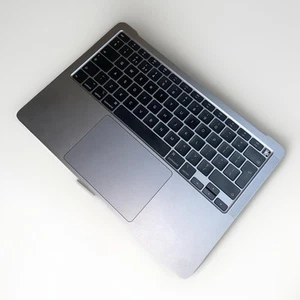 MacBook Air 13" A2179 (2020) Genuine Top Case Palmrest UK Keyboard Space Grey - Picture 1 of 2