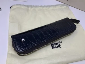 Montblanc Meisterstück Selection Stifteetui Mokka Leder Reißverschluss 112982 LESEN - Bild 1 von 9